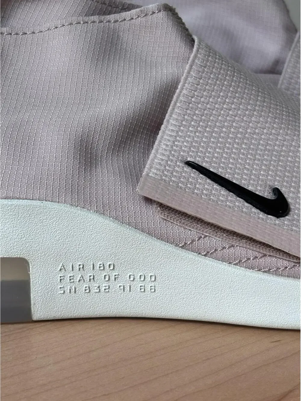 Nike Air x Fear Of God Pale‎ Pink Sneakers US 8.5